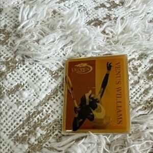 Serena Williams Orange Brooch